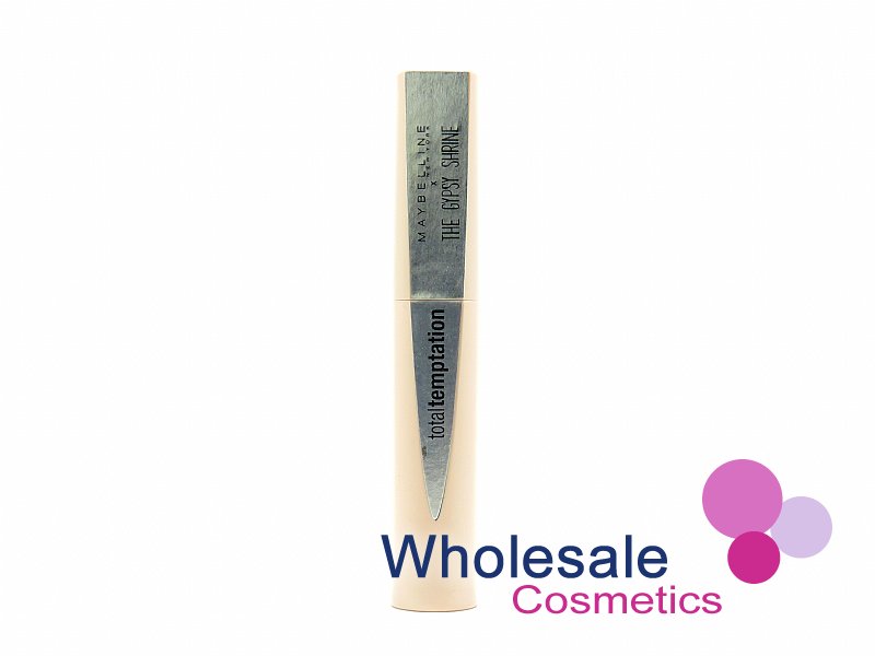 9 x Maybelline X The Gypsy Shrine Total Temptation Midnight Black Mascara - SILVER CASE
